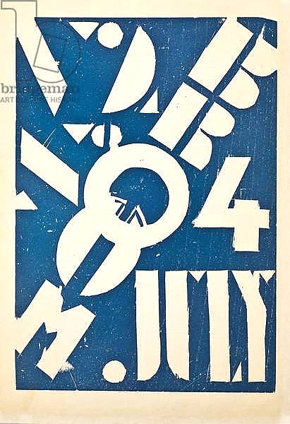 Cover for the art magazine 'Broom', c.1921-1924
