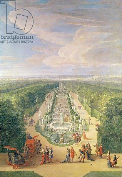 Perspective View of the Grove from the Galerie des Antiques at Versailles, 1688