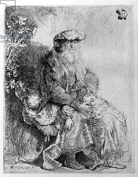 Abraham holding young Isaac, c.1637