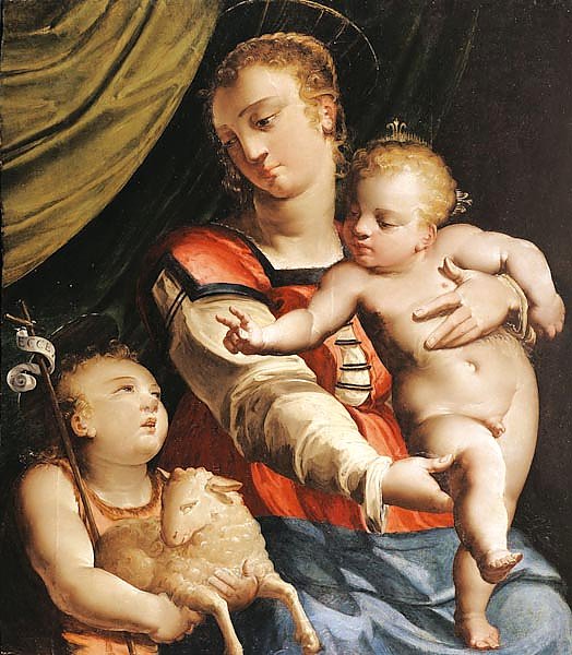 Дева с младенцем и Иоанн Креститель