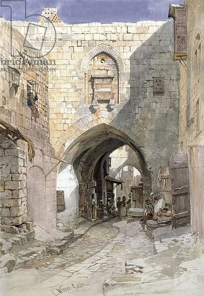 David's Strasse, Jerusalem, 1862