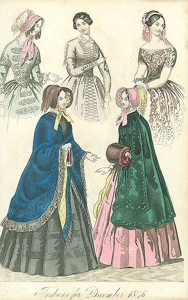 Fashions for Desember 1846 №1