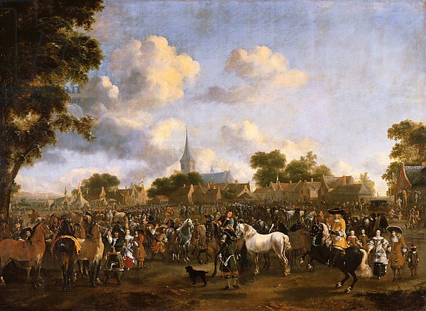 Horse Fair in Valkenburg, 1675
