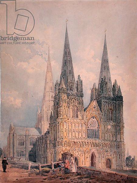 Lichfield Cathedral, Staffordshire, 1794