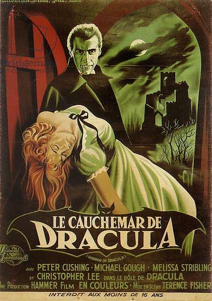 French Film Poster - LE CAUCHEMAR DE DRACULA