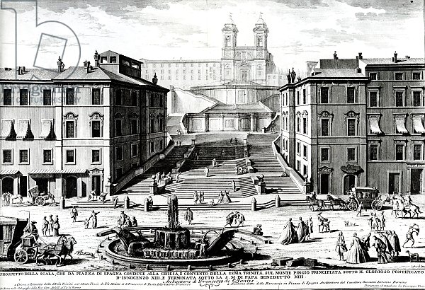 Piazza di Spagna, c.1740