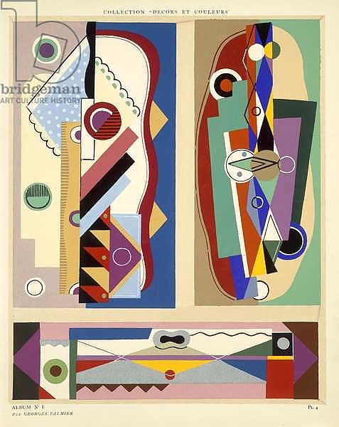 Abstract designs, from 'Decorations and Colours', published 1930