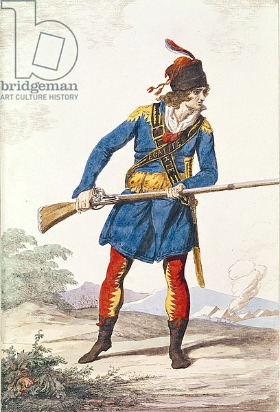 Military Dress, engraved by Vivant Dominique Denon