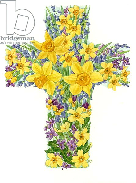 Floral Cross I, 1998