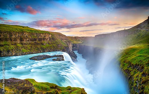 Водопад Гюдльфосс в Исландии