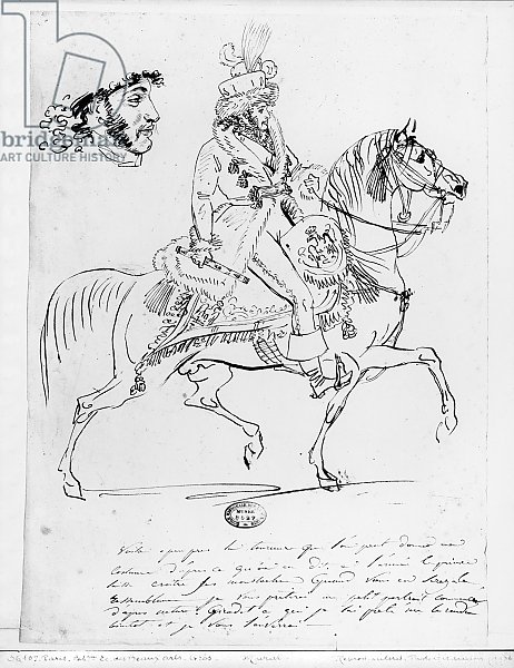 Equestrian portrait of Prince Joachim Murat