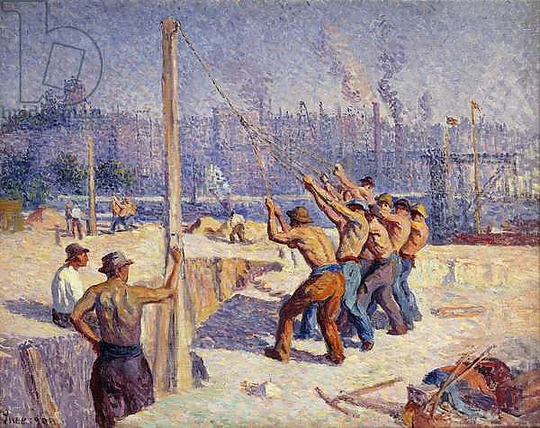 Les Batteurs de Pieux, 1900