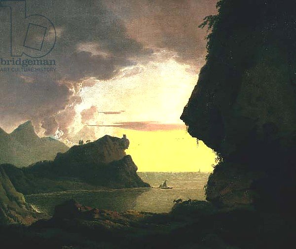Sunset on the Coast near Naples, c.1785-90