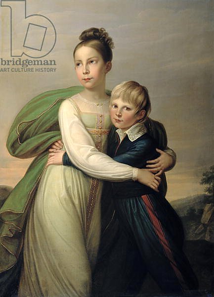 Prince Albrecht and Princess Louise, c.1817