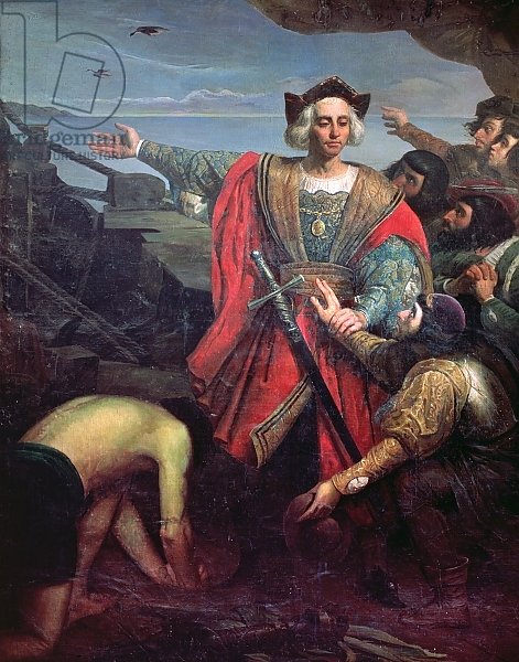 Arrival of Cristobal Colon in America