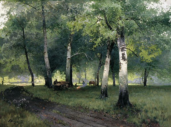 Березовый лес. 1908
