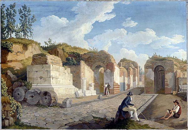Das Herkulaner Tor in Pompeji