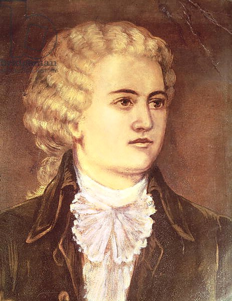 Wolfgang Amadeus Mozart during his stay in Prague in 1787