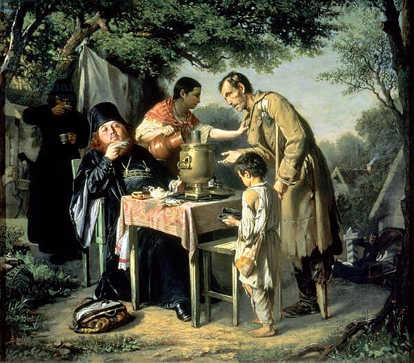 Tea Drinking in Mytishchi, near Moscow, 1862