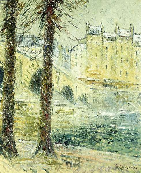 The Pont Marie in the Snow; Le Pont Marie, Effet de Neige, c.1926