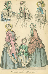 Постер Fashions for May 1850 1