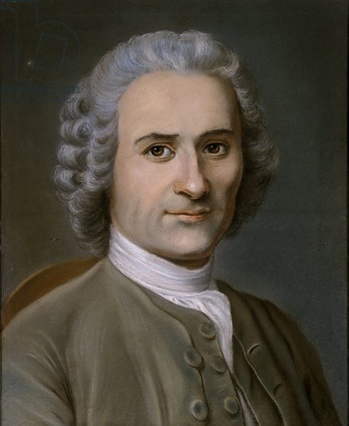 Portrait of a man with a powdered wig