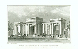 Постер Grand Entrance to Hyde Park, Piccadilly