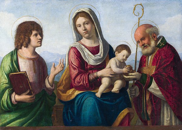 Дева Мария с младенцем со Святыми