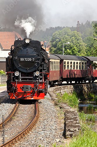 Германия. Железная дорога в Вернигероде