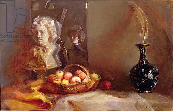 Still Life with Apples and Beethoven's Bust