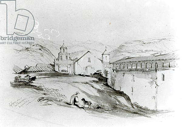 The Church of San Francisco, Valparaiso, 1834