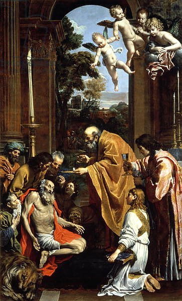 The Last Sacrament of St. Jerome, 1614