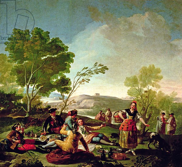 Meal on the banks of the River Manzanares, 1776