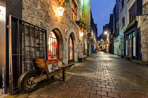 Ирландия. Вечерняя улица