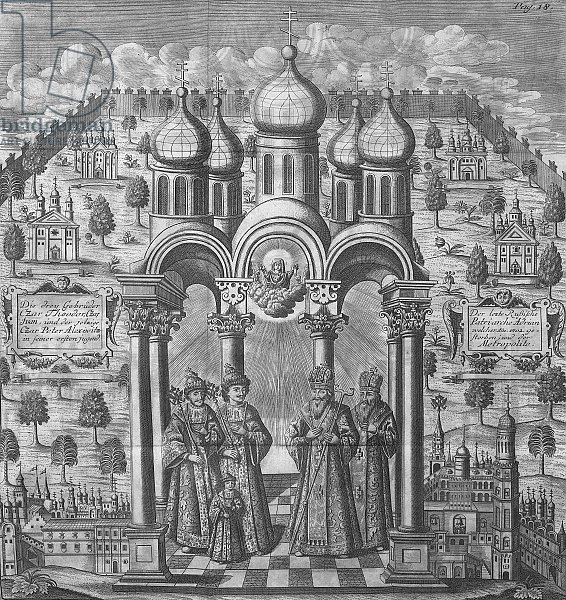 Illustration from 'Das veraenderte Russland' by Friedrich Christian Weber, 1721