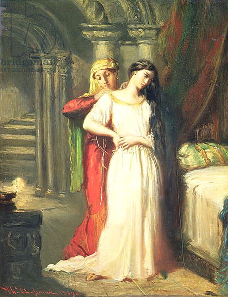 Desdemona Retiring to her Bed, 1849