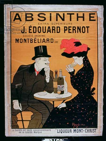 'Absinthe Extra Superior', produced by J. Edward Pernot for Montbeliar, Liquer Mont-Christ