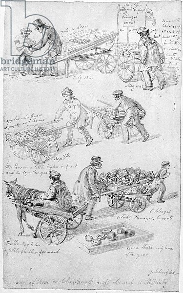 Street Traders, London, 1842