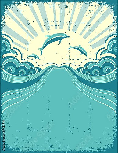 Дельфины в море 2