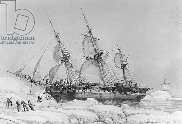 The Astrolabe in Pack-Ice, 9th February, 1838