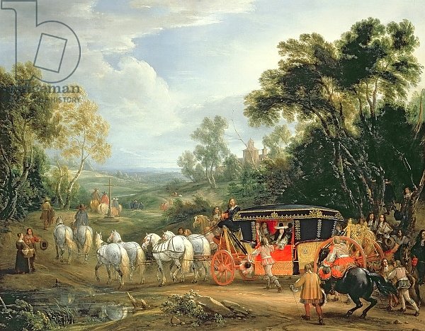 Louis XIV in his state coach