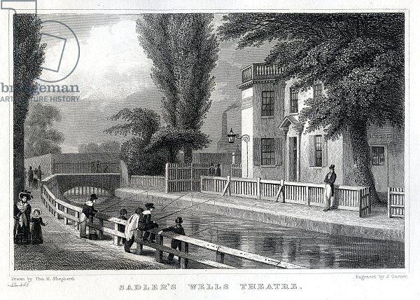 Sadler's Wells Theatre, engraved by J. Garner, 1830