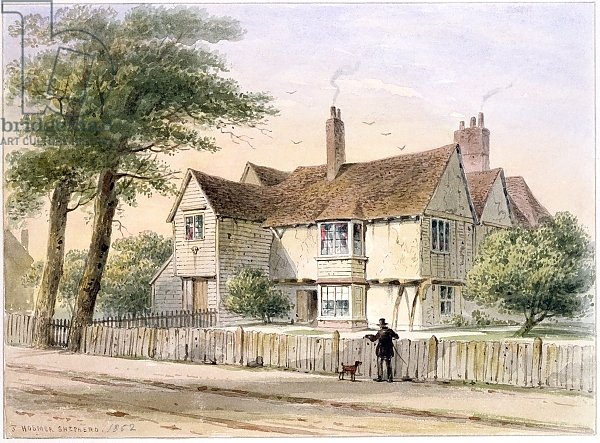 The Rectorial House, Newington Butts, 1852