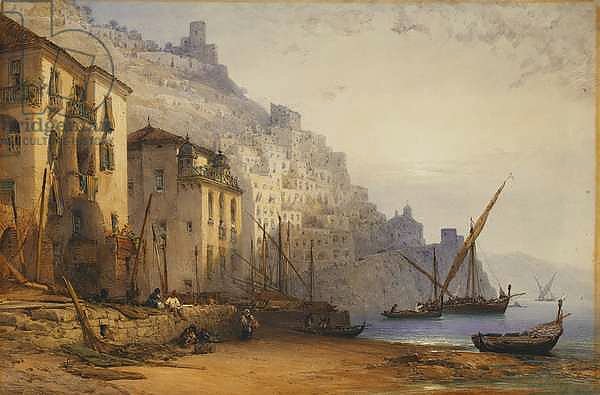 Amalfi from the Shore - A Summer's Morning, 1887