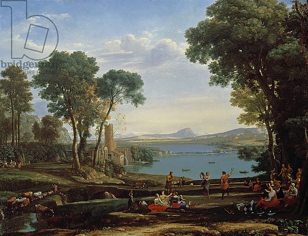 Landscape with the Marriage of Isaac and Rebekah 1648