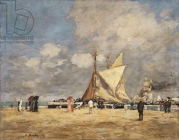 On the Pier, Deauville, 1889