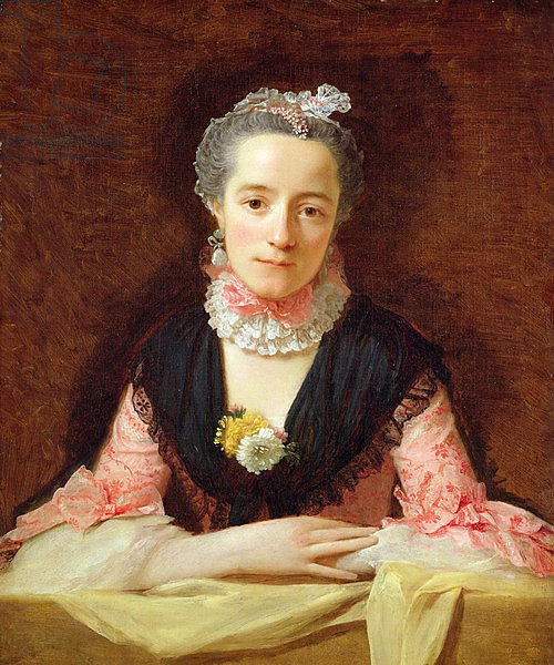 An Unknown Woman in a Pink Dress