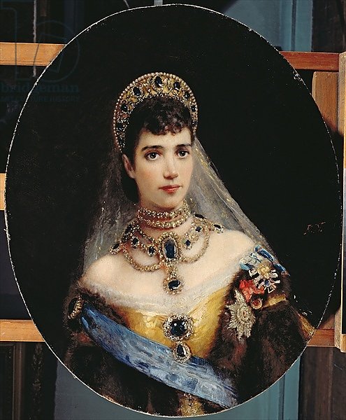 Portrait of Empress Maria Fyodorovna Dagmar of Denmark