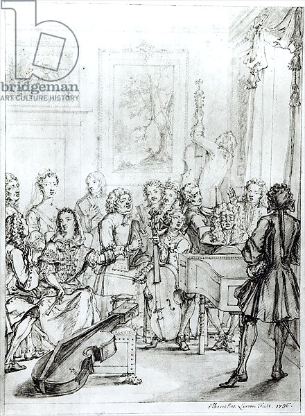 Concert at Montague House, 1736