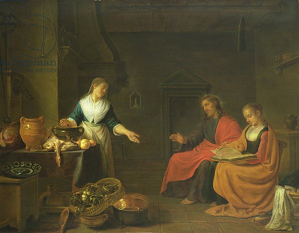Christ in the House of Martha and Mary, 1645